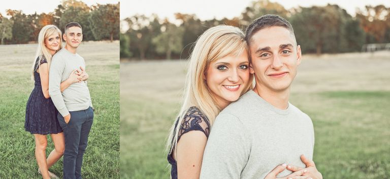 Engaged couple at Gibson Ranch, Sacramento