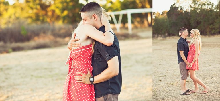 Engagement photos under the sun