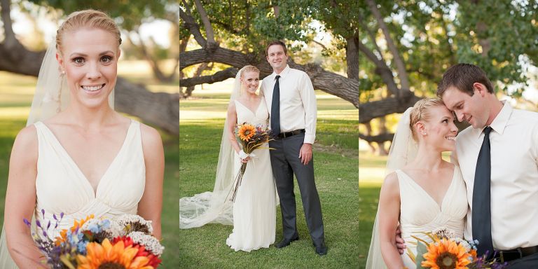 bride and groom, tall blond haired couple